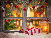 Load image into Gallery viewer, cadeau et fenêtre broderie diamant