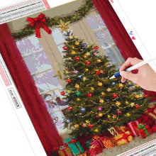 Load image into Gallery viewer, Diamond Embroidery Kit Tree and gifts
