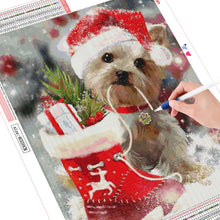 Load image into Gallery viewer, Yorkshire Christmas Diamond Embroidery Kit
