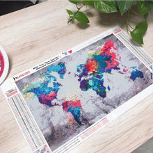 Load image into Gallery viewer, Diamond Embroidery Kit World Map

