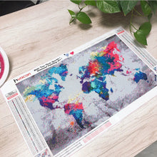 Load image into Gallery viewer, Diamond Embroidery Kit World Map