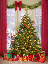 Load image into Gallery viewer, Kit Broderie Diamant Sapin et cadeaux