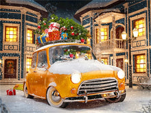 Load image into Gallery viewer, Kit Broderie Diamant Voiture de Noël

