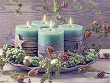 Load image into Gallery viewer, Kit Broderie Diamant Bougies de Noël