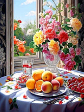 Load image into Gallery viewer, Kit Broderie Diamant fruits et fleurs d'été