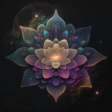 Load image into Gallery viewer, Kit Point de Croix Lotus couleurs multiples