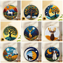 Load image into Gallery viewer, Kit punch needle animaux et forêts