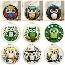 Load image into Gallery viewer, Kit punch needle chouettes