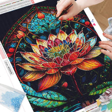 Load image into Gallery viewer, Lotus Flower Diamond Embroidery Kit