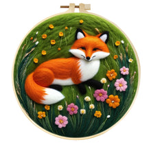 Load image into Gallery viewer, Kit punch needle chats, renards...