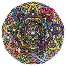 Load image into Gallery viewer, Kit Broderie Diamant Mandala arc-en-ciel