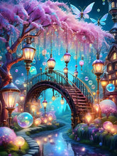 Load image into Gallery viewer, Kit Broderie Diamant Pont éclairé