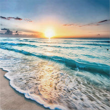 Load image into Gallery viewer, Kit Point de Croix La mer et son soleil couchant
