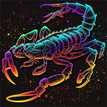 Load image into Gallery viewer, Kit point de Croix Signe zodiaque Scorpion
