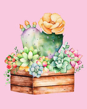 Load image into Gallery viewer, Cactus and flower 2
