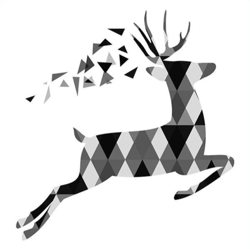 Triumphant deer