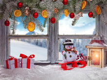 Load image into Gallery viewer, Kit Broderie Diamant Bonhomme de neige et ses cadeaux
