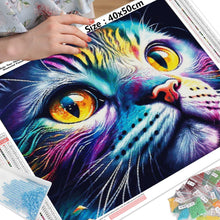 Load image into Gallery viewer, Diamond Embroidery Kit Cat color 1
