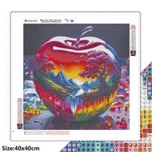 Load image into Gallery viewer, Kit Broderie Diamant Pomme et paysage

