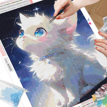 Load image into Gallery viewer, Kit Broderie Diamant Chat animé
