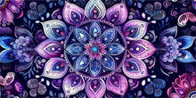 Load image into Gallery viewer, Kit Broderie Diamant Mandala paysage
