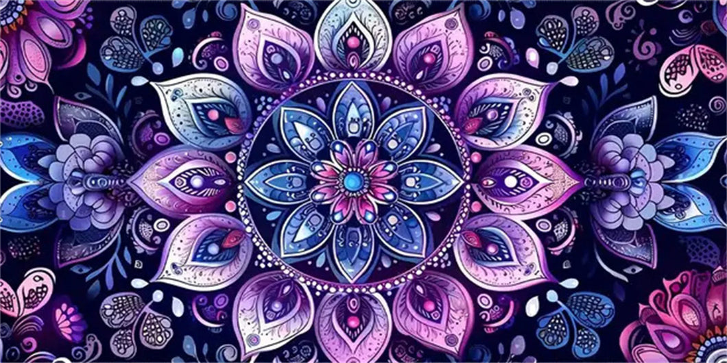 Kit Broderie Diamant Mandala paysage