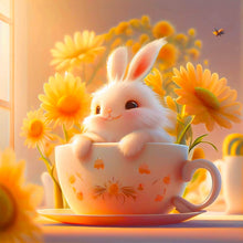 Load image into Gallery viewer, Lapin dans une tasse
