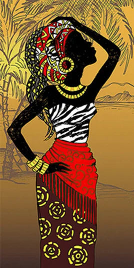 Kit Broderie Diamant femme africaine 1