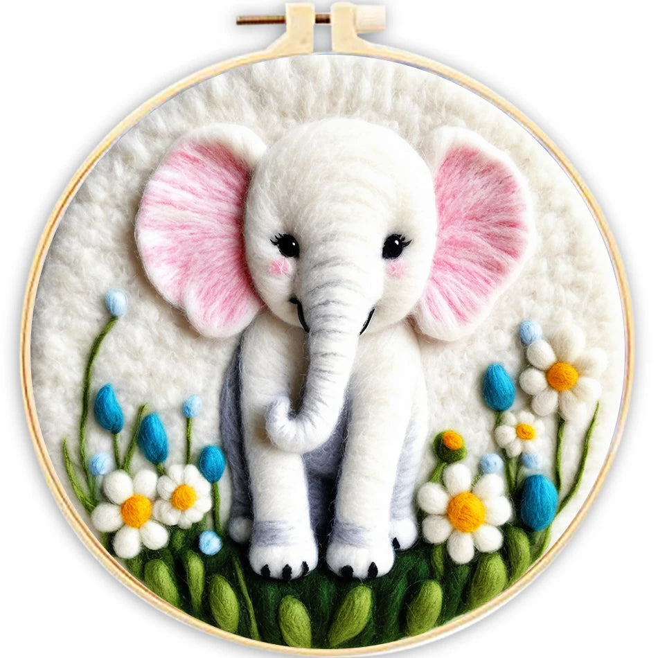 Kit punch needle animaux divers 3