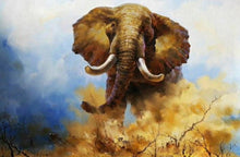Load image into Gallery viewer, Elephant in the savannah
