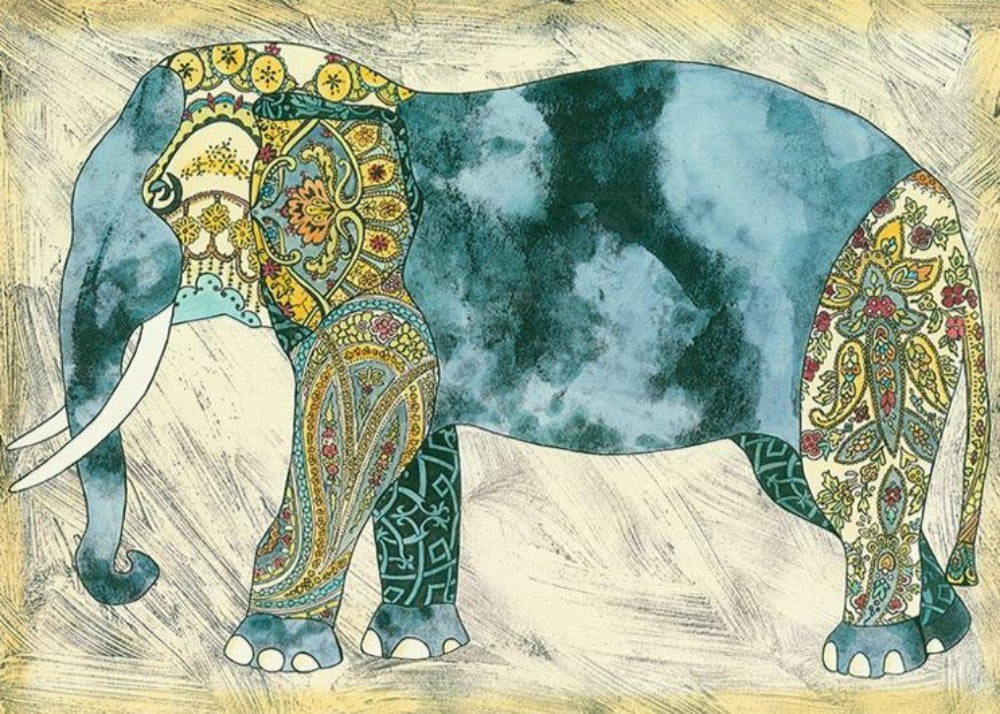 Elephant and decoration